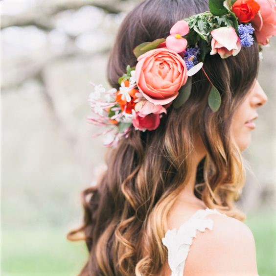 Faux Flower Crown