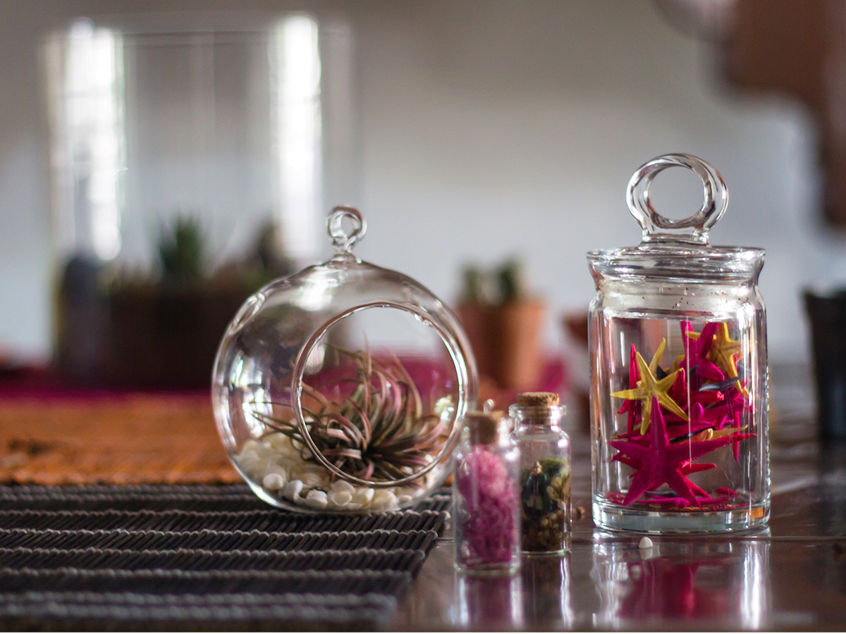 11 Easy Holiday Decorations terrarium ornaments